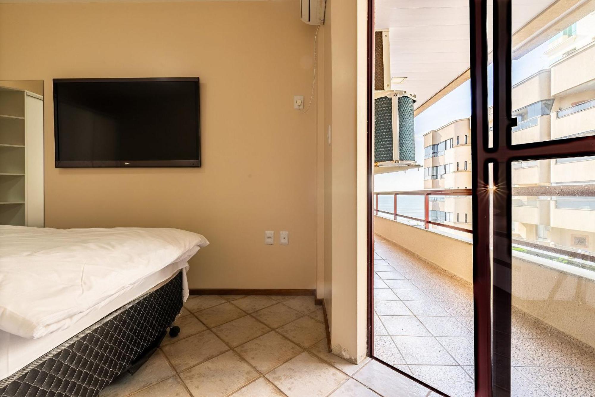 Apto pé na areia vista mar em Meia Praia EVB308 Itapema Extérieur photo